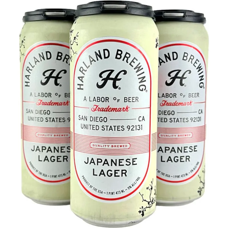 Harland Brewing Japanese Lager view 1