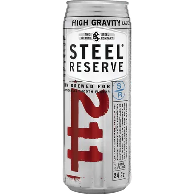 Steel Reserve 211 High Gravity Lager 24 oz Can