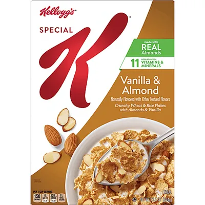 Kellogg's Special K Vanilla Almond Cereal 12.5 oz Box