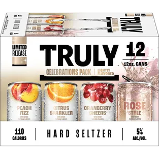 TRULY Hard Seltzer Holiday Variety Party Spiked & Sparkling Water