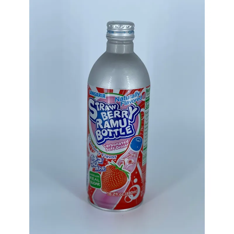 Japanese Drinks Sangaria Ramu Strawberry Flavor view 1