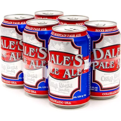 Oskar Blues Beer, Dale's Pale Ale 6 pack 12oz Cans