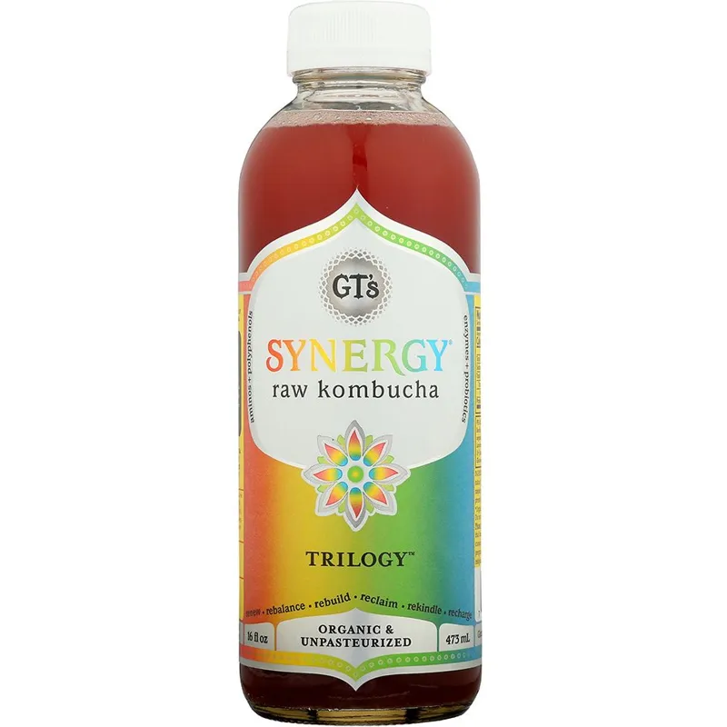 Synergy Trilogy Organic Raw Vegan Kombucha view 1