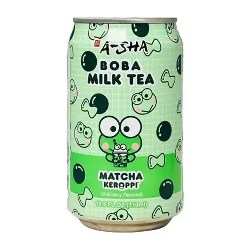 A-Sha Boba Milk Tea Matcha view 1
