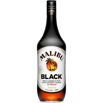 Malibu Black Rum 750mL