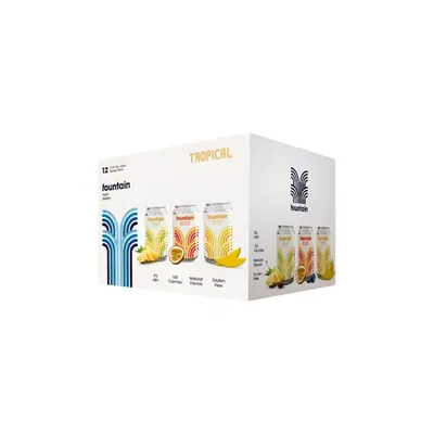 Fountain Tropical Hard Seltzer 12 Pack 12 oz