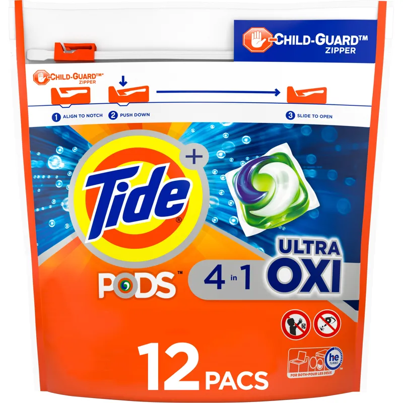 Tide Pods Ultra Oxi Liquid Laundry Detergent view 1
