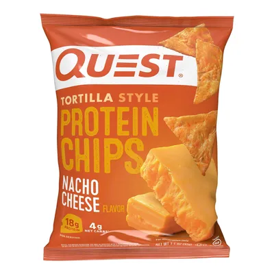 Quest Nutrition Tortilla Style Protein Chips Nacho Cheese 1.1 oz Bag