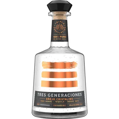 Tres Generaciones Anejo Cristalino Tequila 750ml Bottle