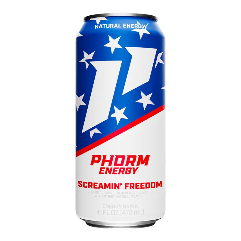 1st Phorm Energy Drink Screamin' Freedom view 1