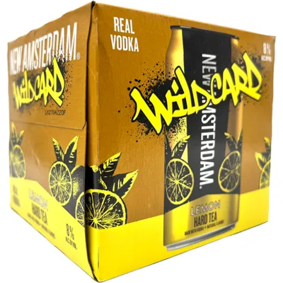 New Amsterdam Wildcard Lemon Hard Tea 12oz Box