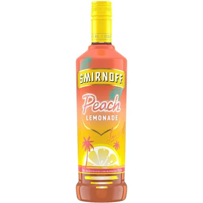Smirnoff Vodka, Peach Lemonade 750 Ml Bottle