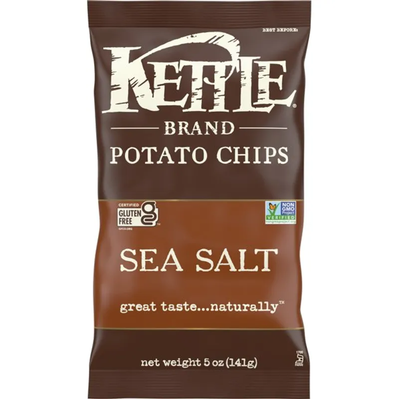 Kettle Potato Chips Sea Salt view 1