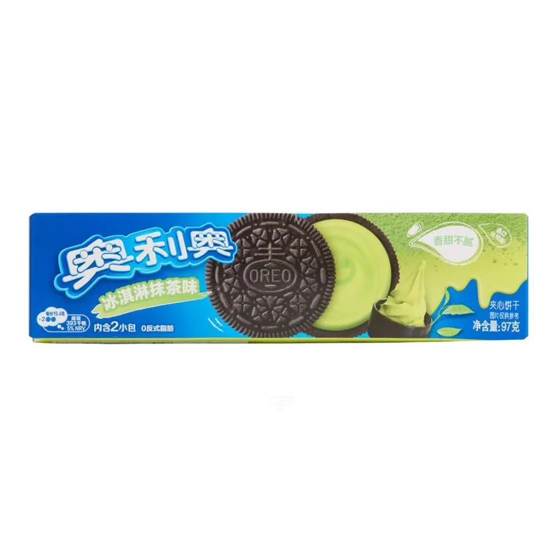 Oreo Matcha Ice Cream Sandwich Cookies view 1