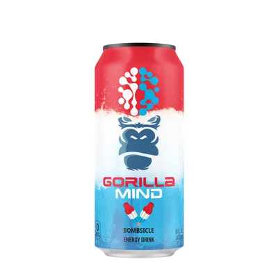 Gorilla Mind Energy Drink Bombsicle 16 oz Can