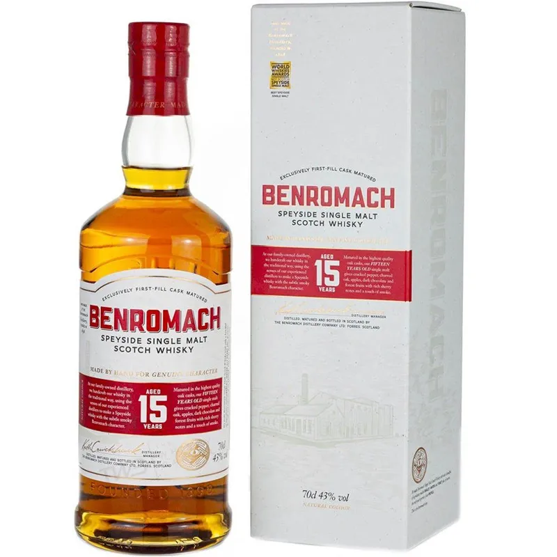 Benromach 15 Year Single Malt Scotch Whisky view 1
