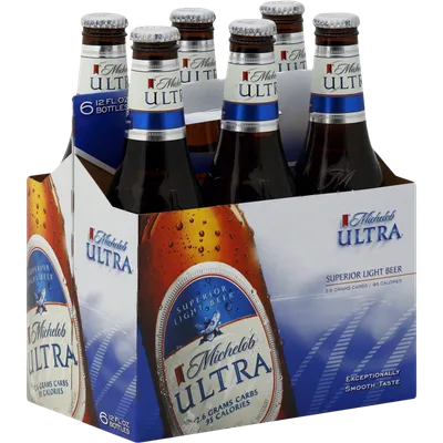 Michelob Ultra 6 Pack 12 oz Bottles
