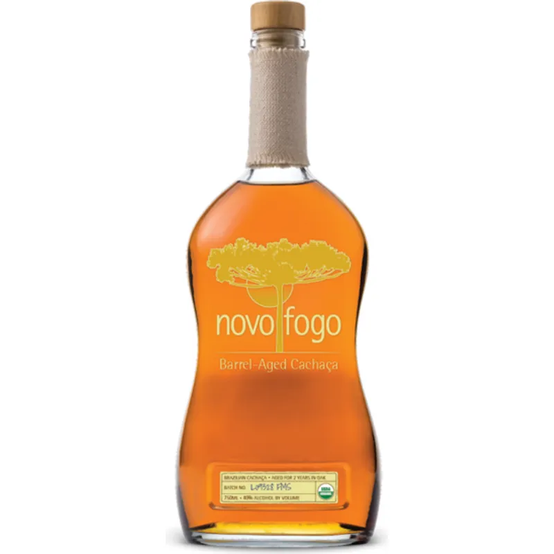 Novo Fogo Organic Gold Cachaca view 1