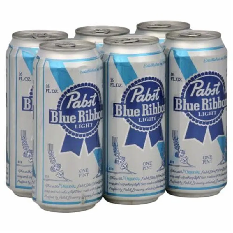 Pabst Blue Ribbon Light Beer view 1