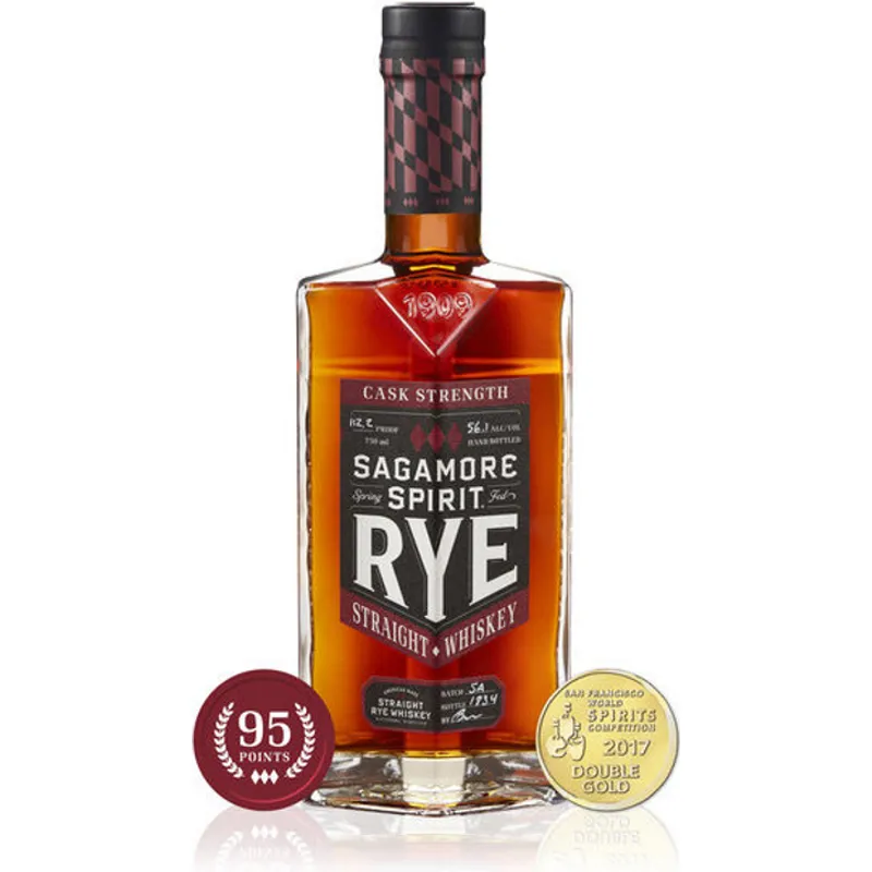 Sagamore Spirit Cask Strength Rye Whiskey view 1