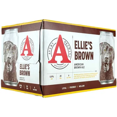 Avery Brewing Ellie's Brown Ale 6 Pack 12oz Cans