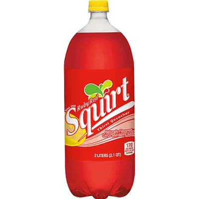 Squirt Ruby Red Citrus and Berry Soda 2l Bottle