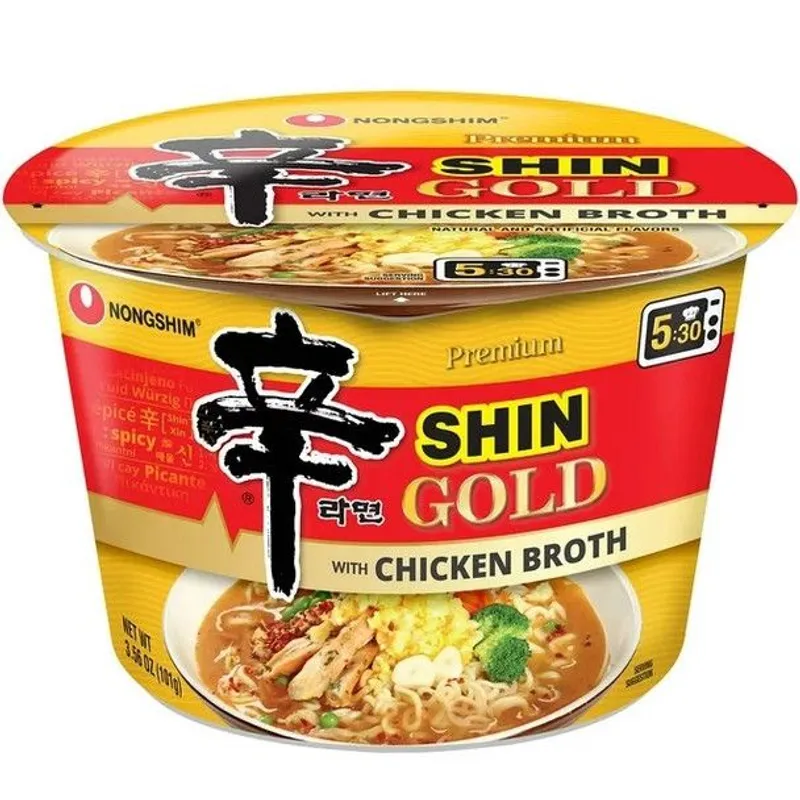Nongshim Shin Gold Chicken Broth Noodle Soup view 1
