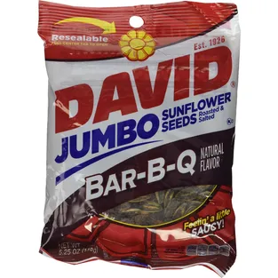David Sunflower Seeds Jumbo Roasted & Salted Barbq
