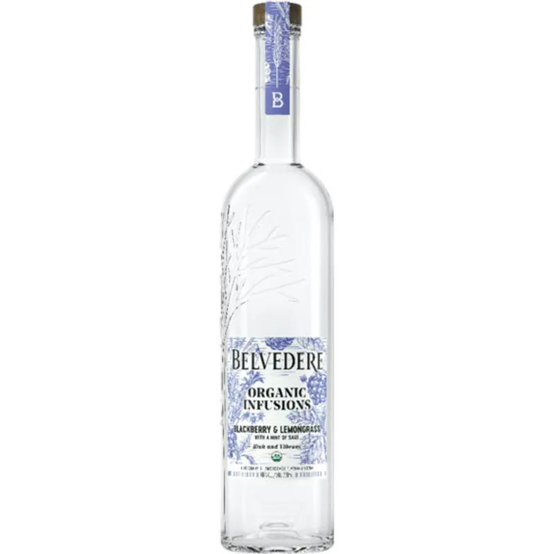 Belvedere Organic Infusions Blackberry & Lemongrass view 1