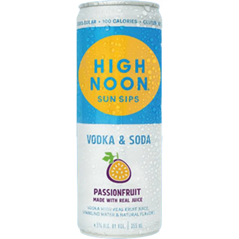 High Noon Passion Fruit Vodka & Soda view 1