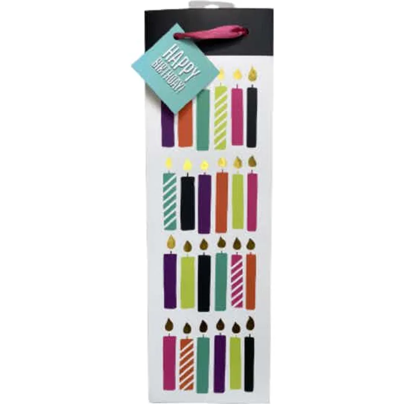 Birthday Candles Wine Bag view 1