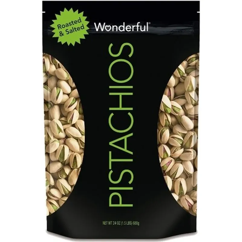 Wonderful Pistachios Roasted & Salted No Shells view 1