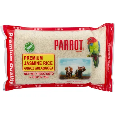 Parrot Jasmine Rice 2lb Bag