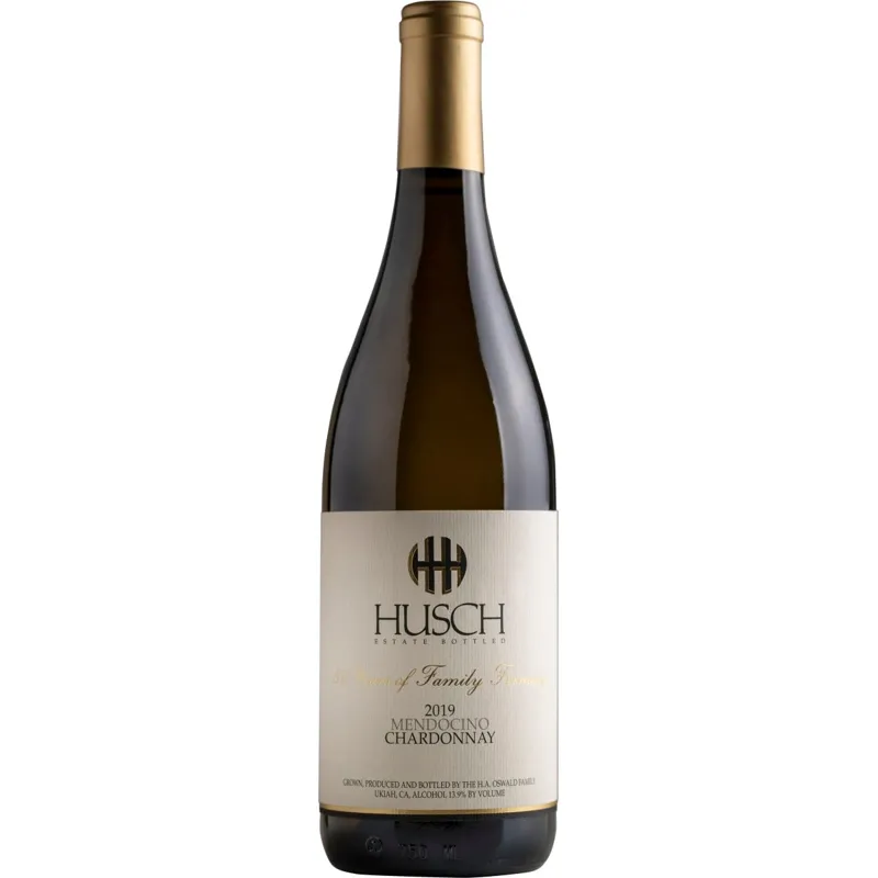 Husch Mendocino Chardonnay view 1